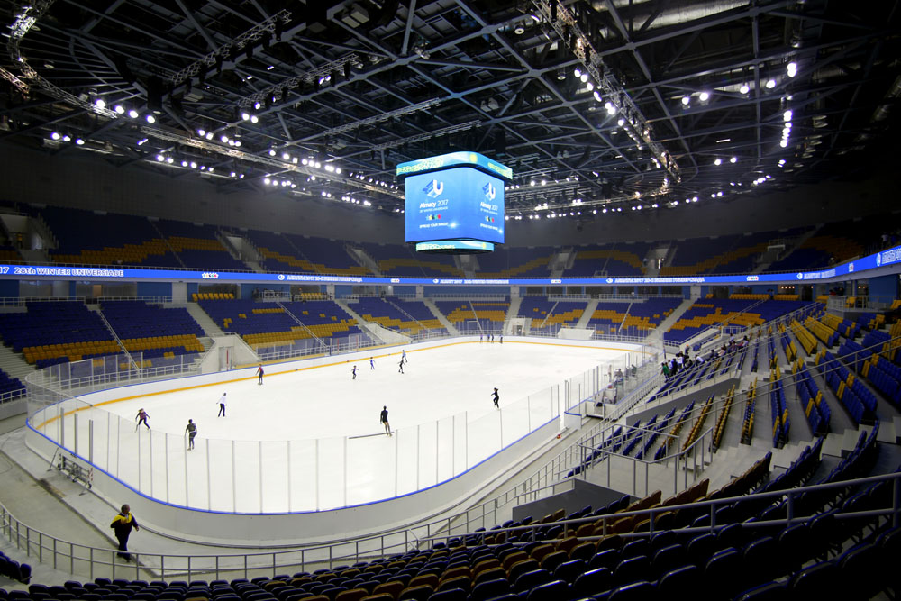 Ледовый дворец «Алматы Арена», г.Алматы, Казахстан Зимняя Универсиада 2017